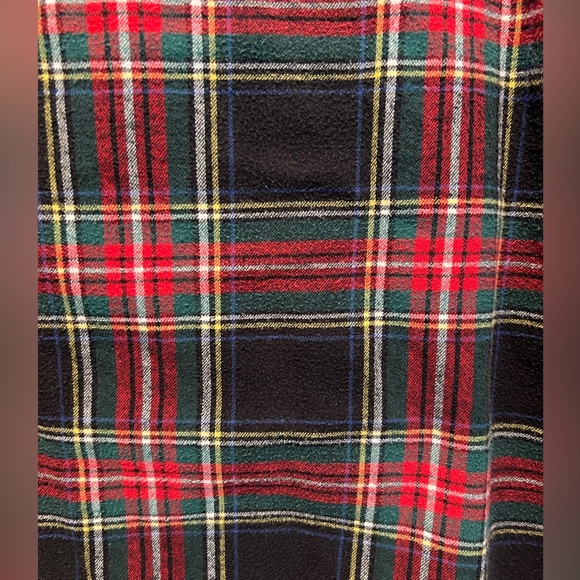 Vintage L.L. Bean Cotton Flannel Shirt Red Tartan Plaid Men’s Button Front L - Picture 7 of 7